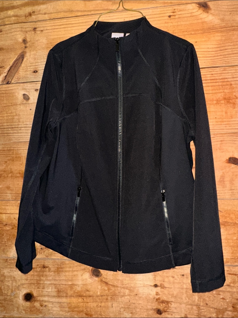 Chico’s Zenergy Lightweight Black Full Zip Jacket
